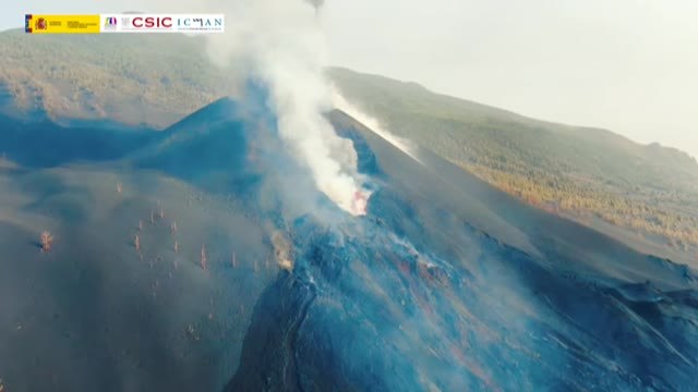 Los drones del CSIC capturan las imágenes más espectaculares de la erupción de Cumbre Vieja