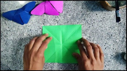How To Make Paper Butterfly With Origami Paper - Isoatte
