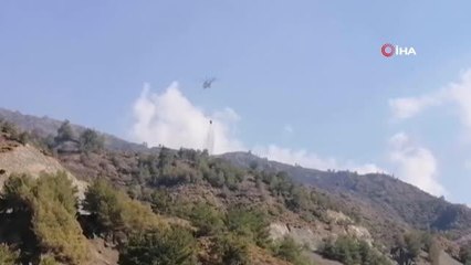 Dalaman yangını kısmen kontrol altında