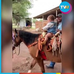 Camila Fernández enternece con video de Cayetana montando a caballo