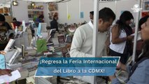 CDMX anuncia regreso de la Feria Internacional del Libro al Zócalo capitalino