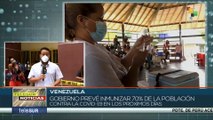 Avanza proceso de vacunación masiva contra la Covid-19 en Venezuela