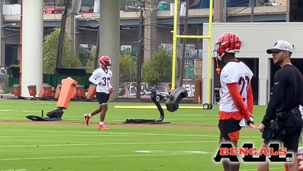 Tee Higgins, Jessie Bates and  Chidobe Awuzie Return to Practice