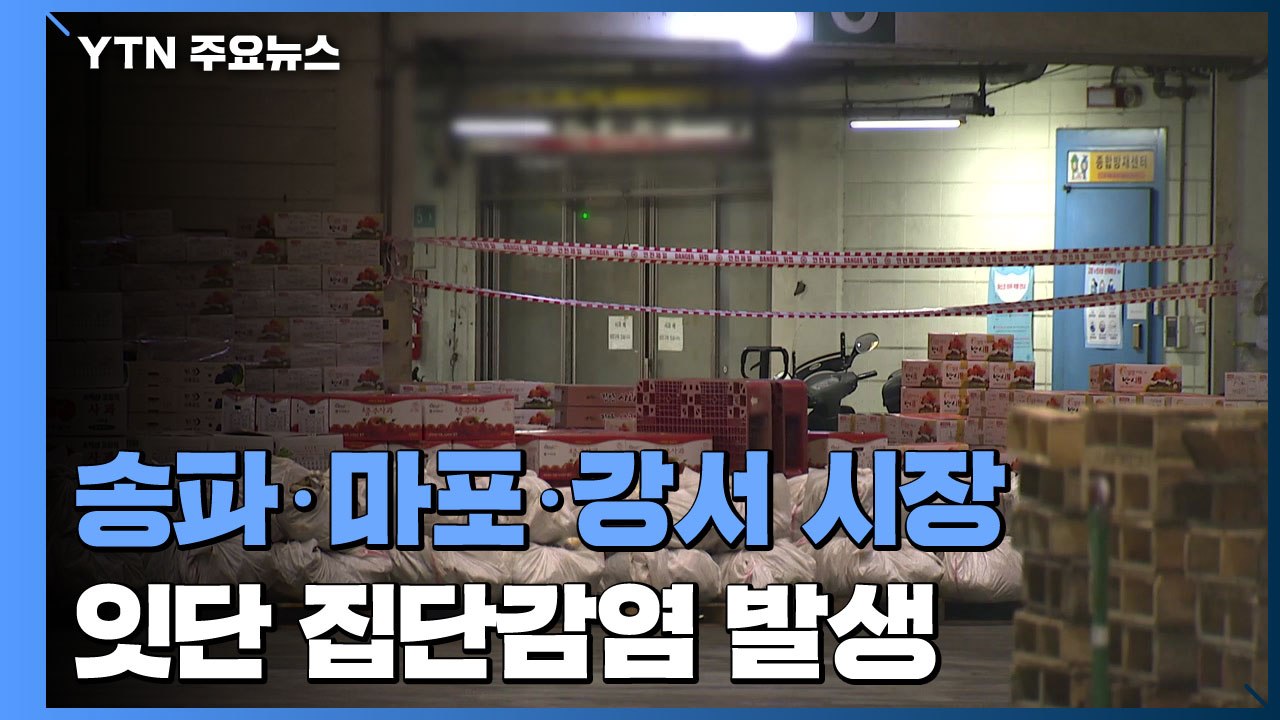 송파·마포·강서 전통시장 잇단 집단감염...일부 돌파감염 확인 / YTN