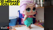 'Argentinian cake artist prepares a stunning 3D Mermaid Cake (timelapse) '