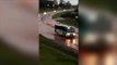 Vídeo: Alagamento na BR-467 em Cascavel coloca motoristas em risco