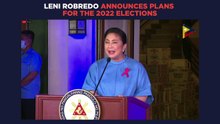 Leni Robredo to run for president in 2022
