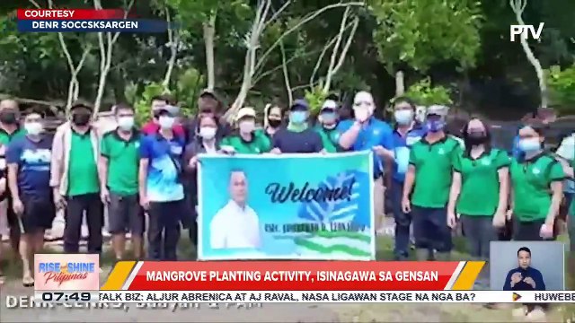 GOVERNMENT AT WORK: Mangrove planting activity, isinagawa sa Gensan; Organic urban container gardening, isinagawa ng NHA sa Catarman