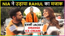 Nia Sharma Makes FUN Of Rahul Vaidya's Fashion | Garbe Ki Raat Song