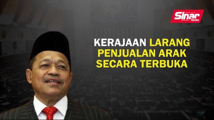 Kerajaan larang penjualan arak secara terbuka