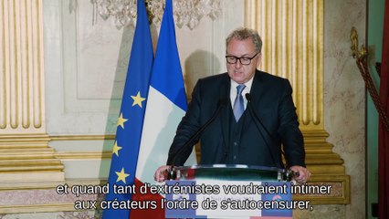 Ouverture de la représentation de la pièce "Hugo, un procès". - Mercredi 6 octobre 2021