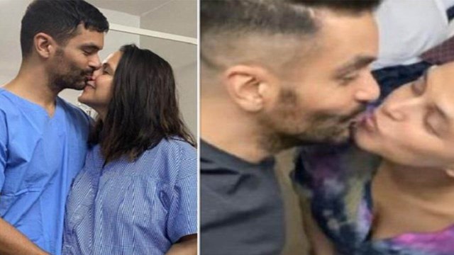 Neha Dhupia Angad Bedi LipKiss Viral Video । बेटे के जन्म के बाद Neha Dhupia Angad Bedi ने की Kiss
