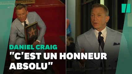 Download Video: Daniel Craig dévoile son étoile à Hollywood: 