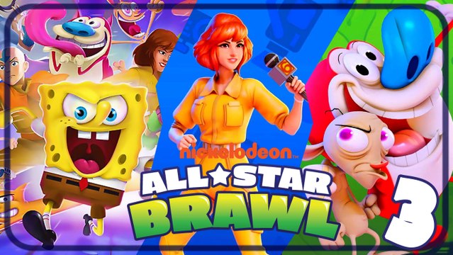 Nickelodeon All-Star Brawl Walkthrough Part 3 (PS4) Ren And Stimpy & April O'Neil Gameplay