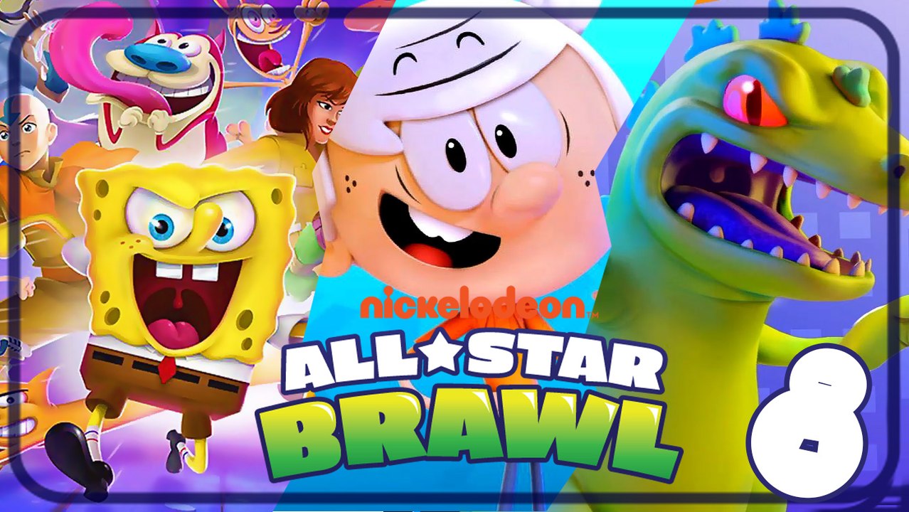 Nickelodeon All-Star Brawl Walkthrough Part 8 (PS4) Lincoln Loud & Reptar Gameplay