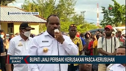 Bupati Janji Perbaiki Fasilitas yang Dirusak saat Kerusuhan di Yahukimo