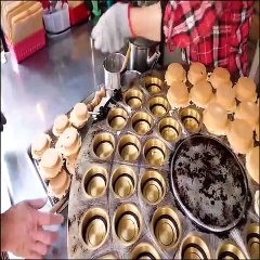 So yummy red been cakes  from Taiwan streetfood