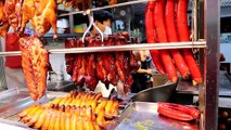 Street Food || Roasted Goose Roasted Pork YUMMY Hong Kong Food.