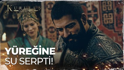 Osman Bey, Malhun hatun'un yüreğine su serpti! - Kuruluş Osman 65. Bölüm
