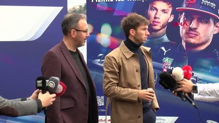 SPOR Bakan Kasapoğlu, AlphaTauri pilotu Pierre Gasly ile bir araya geldi