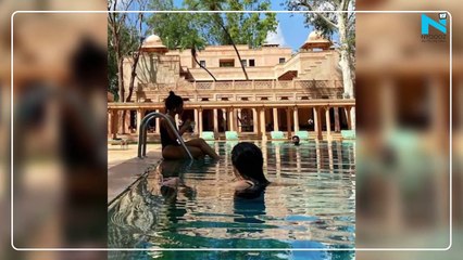 Whoa! Rhea Kapoor, Masaba Gupta enjoy pool time in Rajasthan