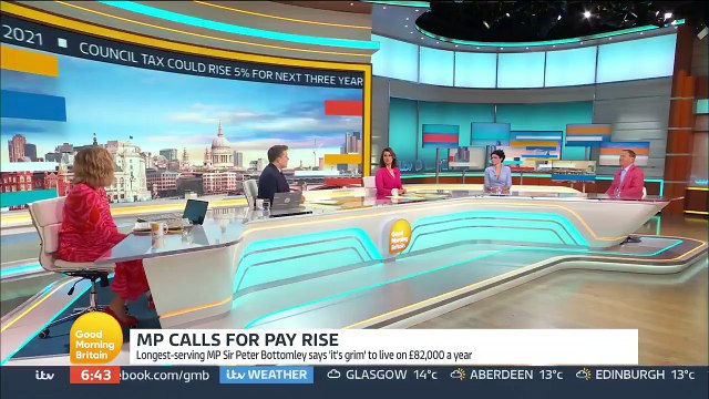 Good Morning Britain - Conservative MP Sir Peter Bottomley says some MPs are finding it “really grim” to live on a salary of £82,000 and their annual salary should be higher