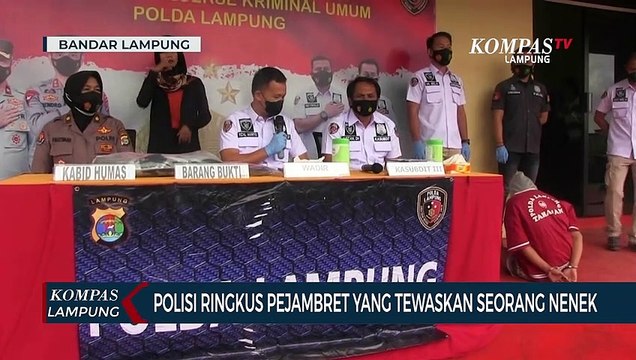 Eksekutor Jambret Nenek hingga Tewas Ditangkap