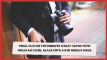 Viral Curhat Fotografer Nekat Hapus Foto Nikahan Klien, Alasannya Bikin Ngelus Dada