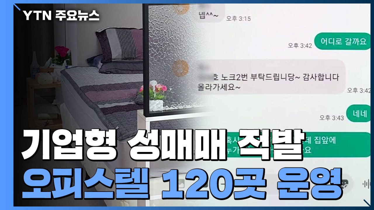 전국에 성매매 오피스텔 120곳 운영한 기업형 조직 적발 / YTN