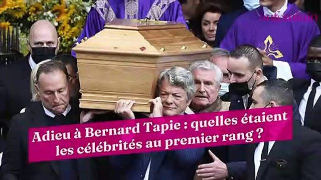 Adieu à Bernard Tapie : quelles étaient les célébrités au premier rang ?