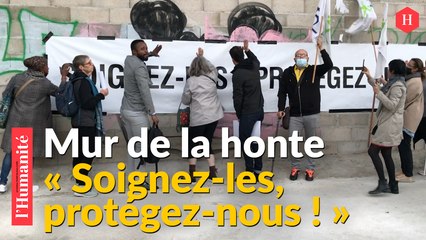 Crack à Paris: nouvelle manifestation de riverains devant le "mur de la honte" à Pantin