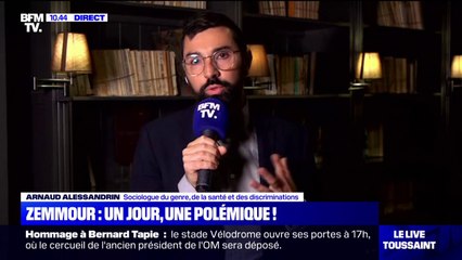 Descargar video: Propos polémiques d'Éric Zemmour sur les enfants transgenres: Pour Arnaud Alessandrin, 