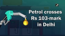 Fuel prices hiked: Petrol crosses Rs 103/litre in Delhi