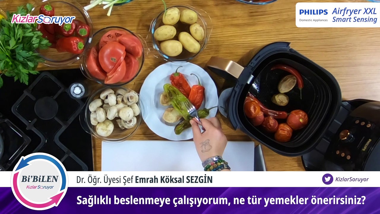 Bi’Bilen Emrah Köksal Sezgin - Videolu Görüş - Sağlıklı beslenmeye çalışıyorum, ne tür yemekler önerirsiniz?