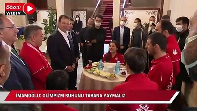 İmamoğlu, İBB sporcularını ödüllendirdi: Olimpizm ruhunu tabana yaymalıyız