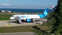 Kuveyt'ten bu sabah havalanan Cezire Havayolları'na ait uçak, Trabzon semalarındayken gelen bomba ihbarı üzerine Trabzon Havalimanına acil iniş yaptı.