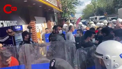 Boğaziçi'nde şiddet! Yaka paça gözaltı