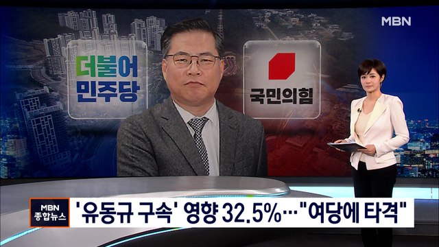 [MBN 여론조사] '유동규 구속' 영향 32.5%…민주당에 타격 42.5%
