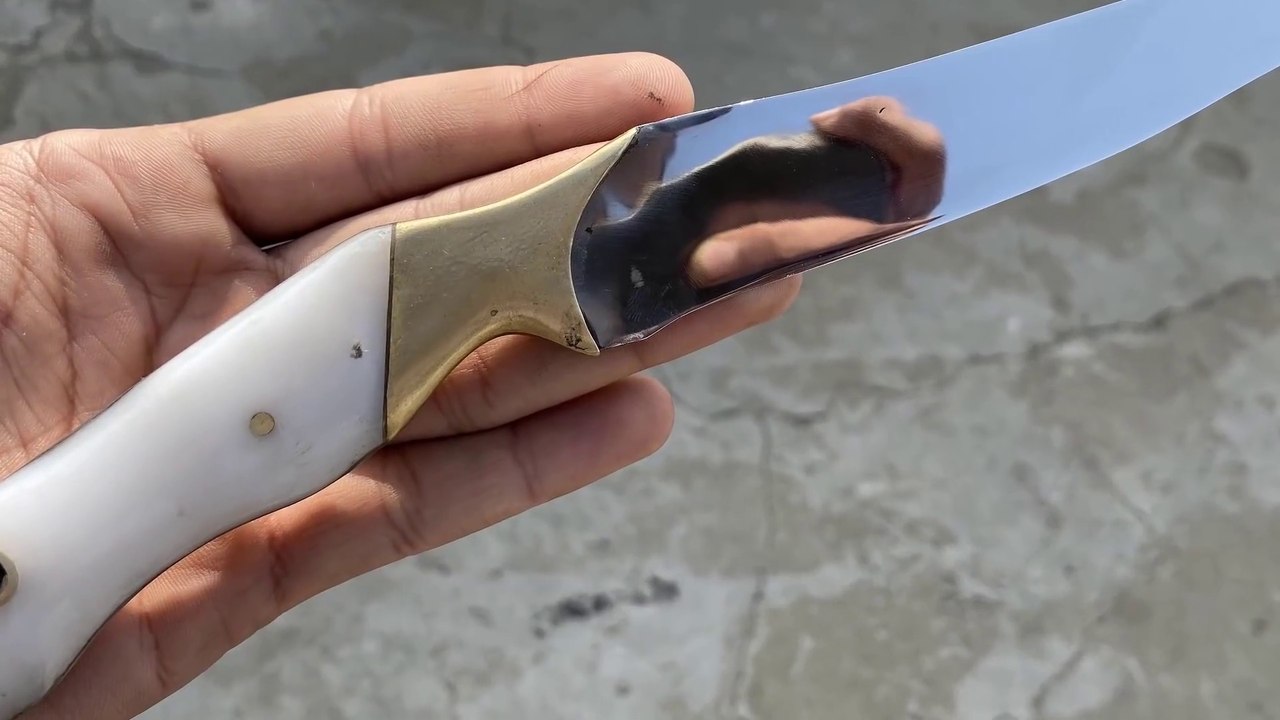 Forging  a Steel Hook Into a Sharp Hunting Knife