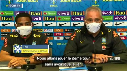 Brésil vs Argentine - Tite : "Que les choses soient faites correctement"