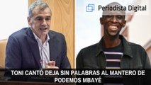 ¡Tremenda lección histórica! Vea cómo el diputado Toni Cantó deja sin palabras al mantero de Podemos Mbayé