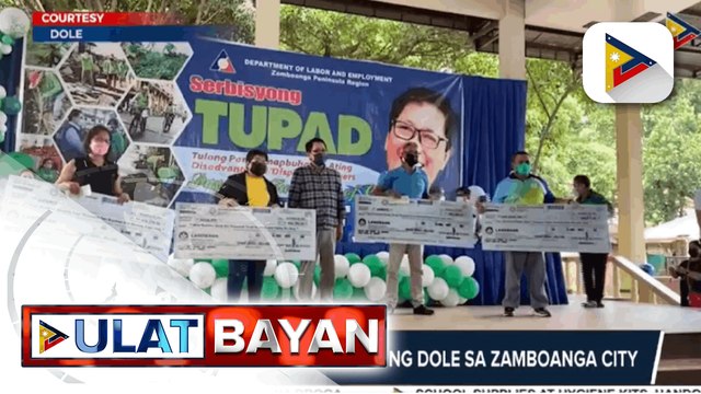 GOVERNMENT AT WORK: Higit P2-M halaga ng tulong pangkabuhayan, ipinamahagi ng DSWD sa mga benepisyaryo ng SLP sa Oriental Mindoro TUPAD payout, isinagawa ng DOLE sa Zamboanga City School supplies at hygiene kits, ipinamahagi sa mga estudyante sa Marive