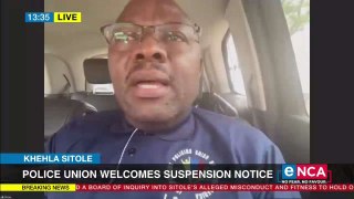 Police welcomes Sitole suspension notice