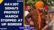 Navjot Singh Sidhu-led march stopped at Haryana-UP border | Lakhimpur violence | Oneindia News