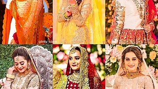 Wedding pics | Bridal pics of Aiman khan , Minal khan , Iqra Azia