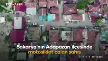 Motosiklet ve bisiklet çalan şüpheli dronla yakalandı