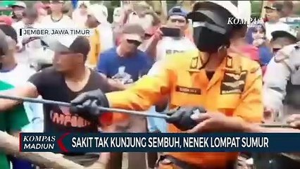 Sakit Tak Kunjung Sembuh, Nenek Lompat Sumur