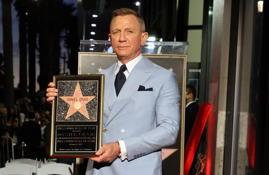 Daniel Craig honoured with a star on the Hollywood Walk of Fame