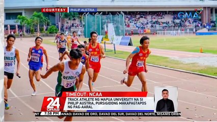 Track athlete ng Mapua University na si Philip Austria, pursigidong makapagtapos ng pag-aaral | 24 Oras