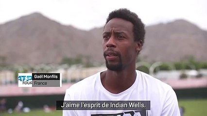 Indian Wells - Monfils : "C’est cool de jouer ici, c’est plus technique"